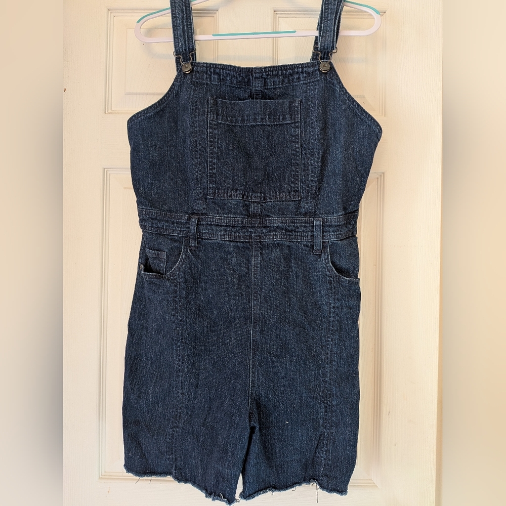 Pilcro Denim Overalls Shorts